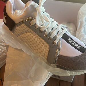 Men’s Mesh Bubble Teddy Low-Top Sneakers